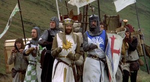Ah! Camelot - a scene from Monty Python's Seach for the Holy Grail
