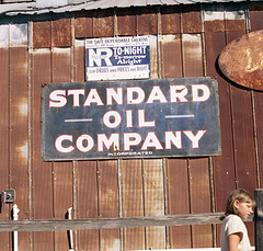 sign for old Standard Oil Company